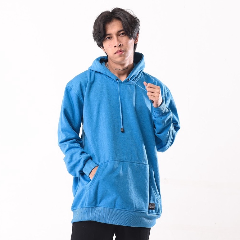 Mcvois Sweater Hoodie Polos Turkis Pria Wanita Premium