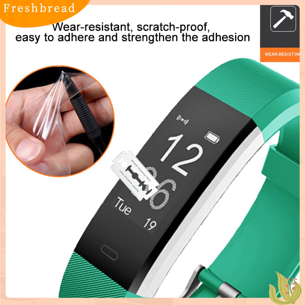 Terlaris 3Pcs TPU Smart Bracelet Full Cover Front Screen Protective Film for ID 115 Plus