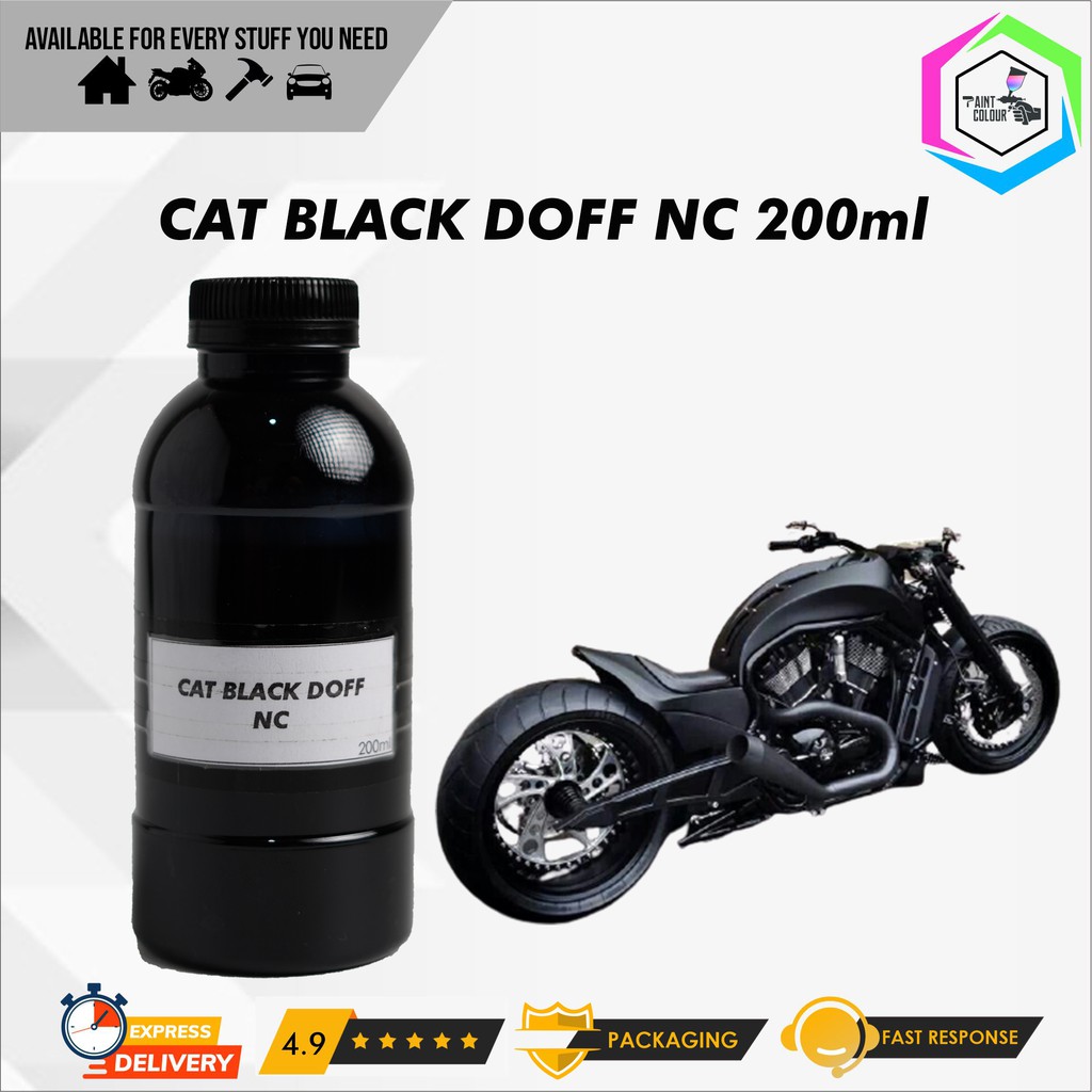 Cat Super Black Doff Hitam Doff NC 200ml