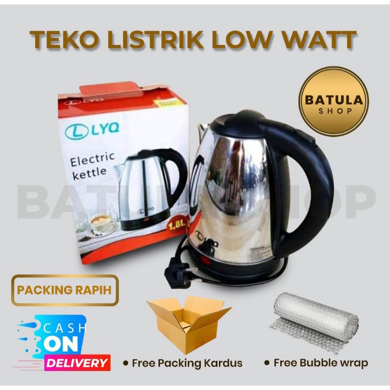 Teko Listrik LYQ Otomatis 1.8 liter pemanas air 350 watt