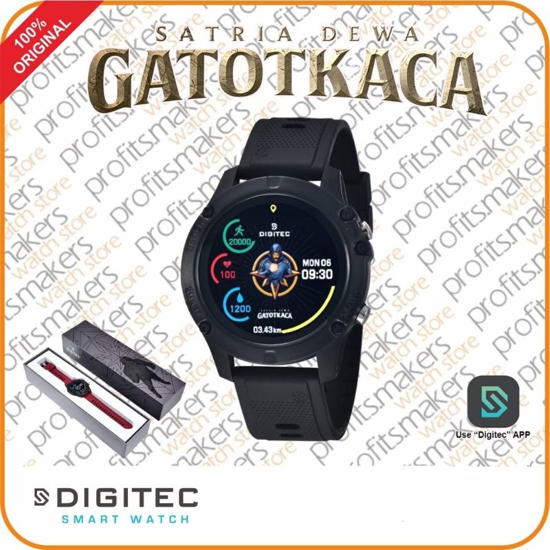 OUTDOOR JAM PINTAR SEMAKIN PINTAR DIGITEC DG SW GATOT KACA / DG-SW-GATOT-KACA Smart Watch Smartwatch