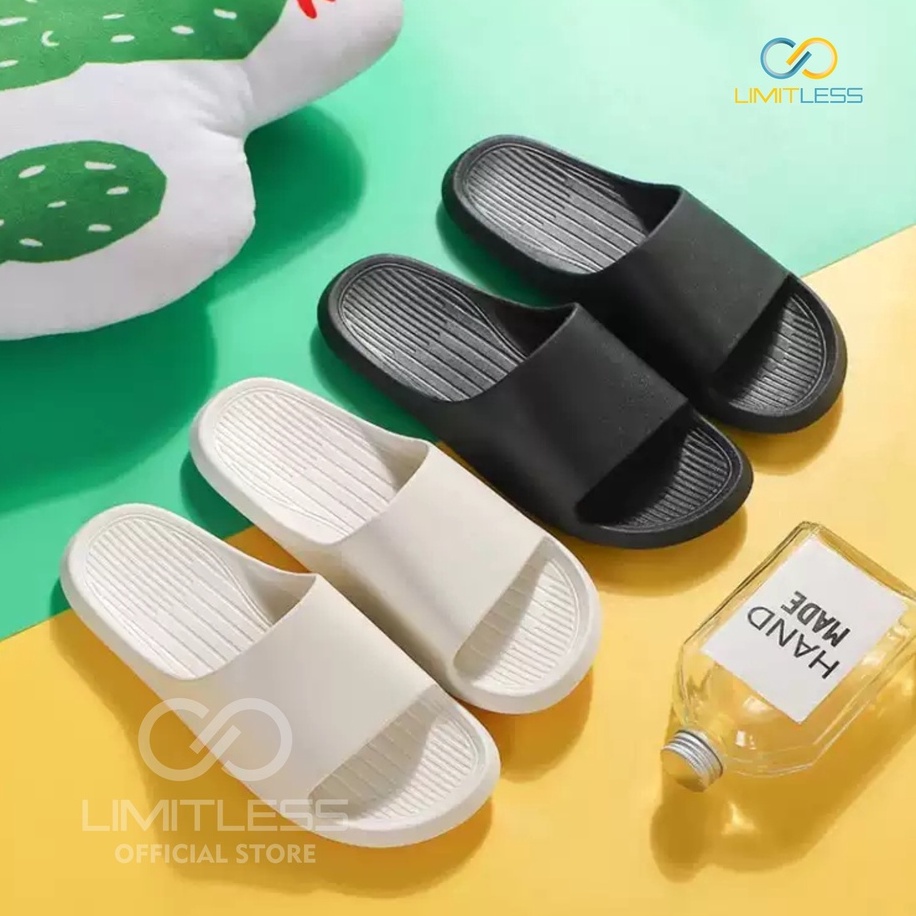 Sandal Limitless Wanita Sendal Slop Cewek Bahan Eva Sendal Wanita Santai Nyaman Korean Style Lucu Selop