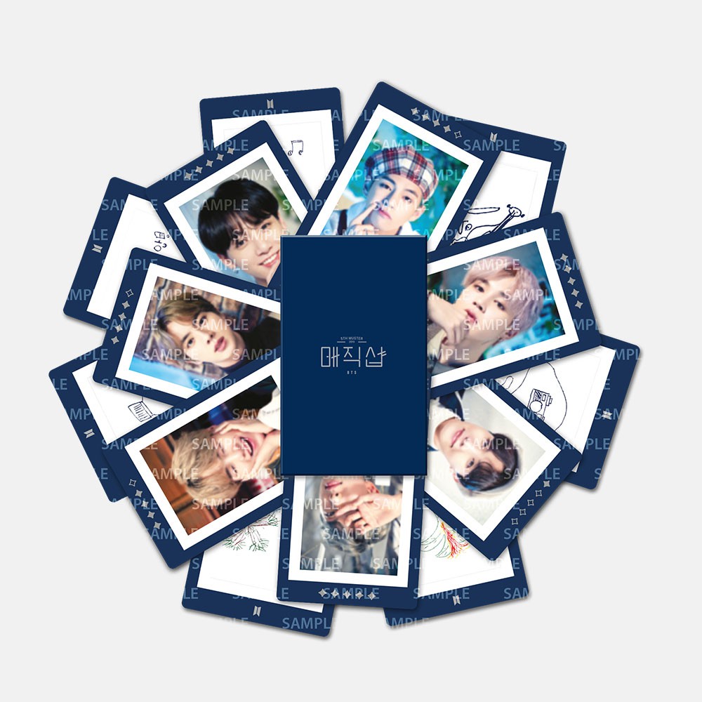[READY] BTS 5TH MUSTER MERCH - GUESTBOOK CARD SHARING RM/JIN/SUGA/JHOPE/JIMIN/TAEHYUNG/JUNGKOOK