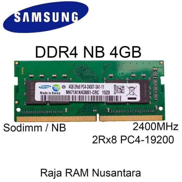 [BARU]  RAM/MEMORY SAMSUNG LAPTOP /NB DDR4 4GB
