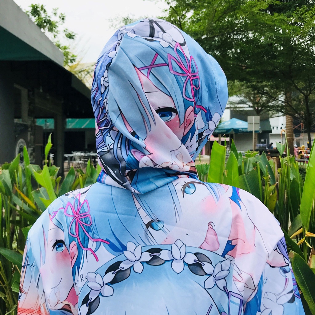 Hoodie Ahegao Rem Anime Manga Re Zero Adidaspoly Premium