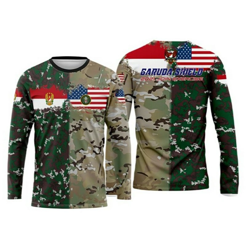 kaos GARUDA SHIELD lengan panjang