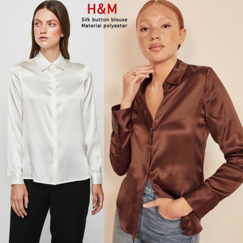 Hm slik simple blouse