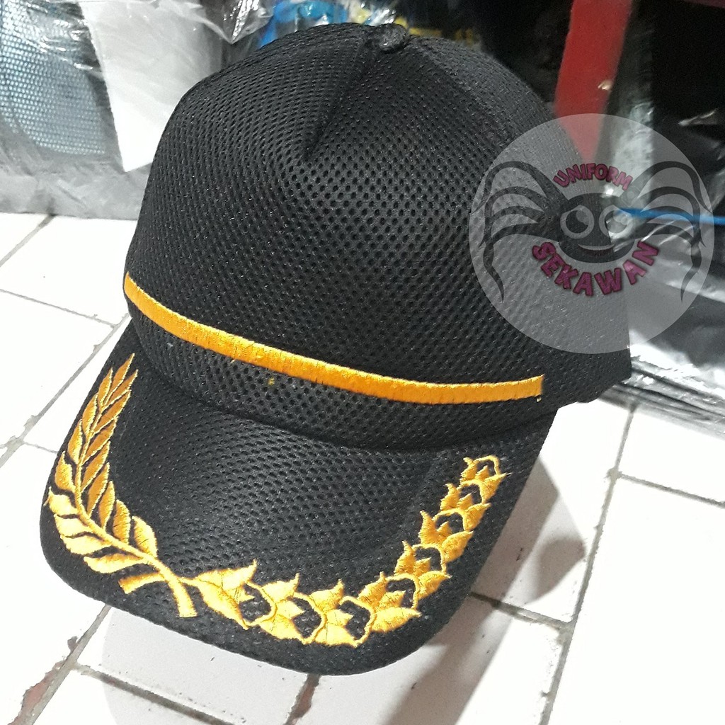 Topi Jaring Padi Kapas PNS