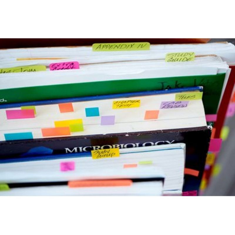 3M Post-it Page Marker 671-5ANL Assorted Color (15mm x 50mm)-1