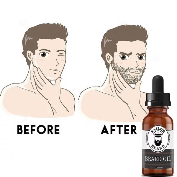 Minyak Penumbuh Rambut Botak - Minyak Penumbuh Brewok Rambut Sailor Beard Oil Menumbuhkan Rambut Brewok Kumis Alis Jambang Jenggot