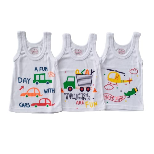 Plazababyku KAOS SINGLET MOTIF ANAK kaos dalam oblong anak laki2 dan perempuan newborn-3thn PART3