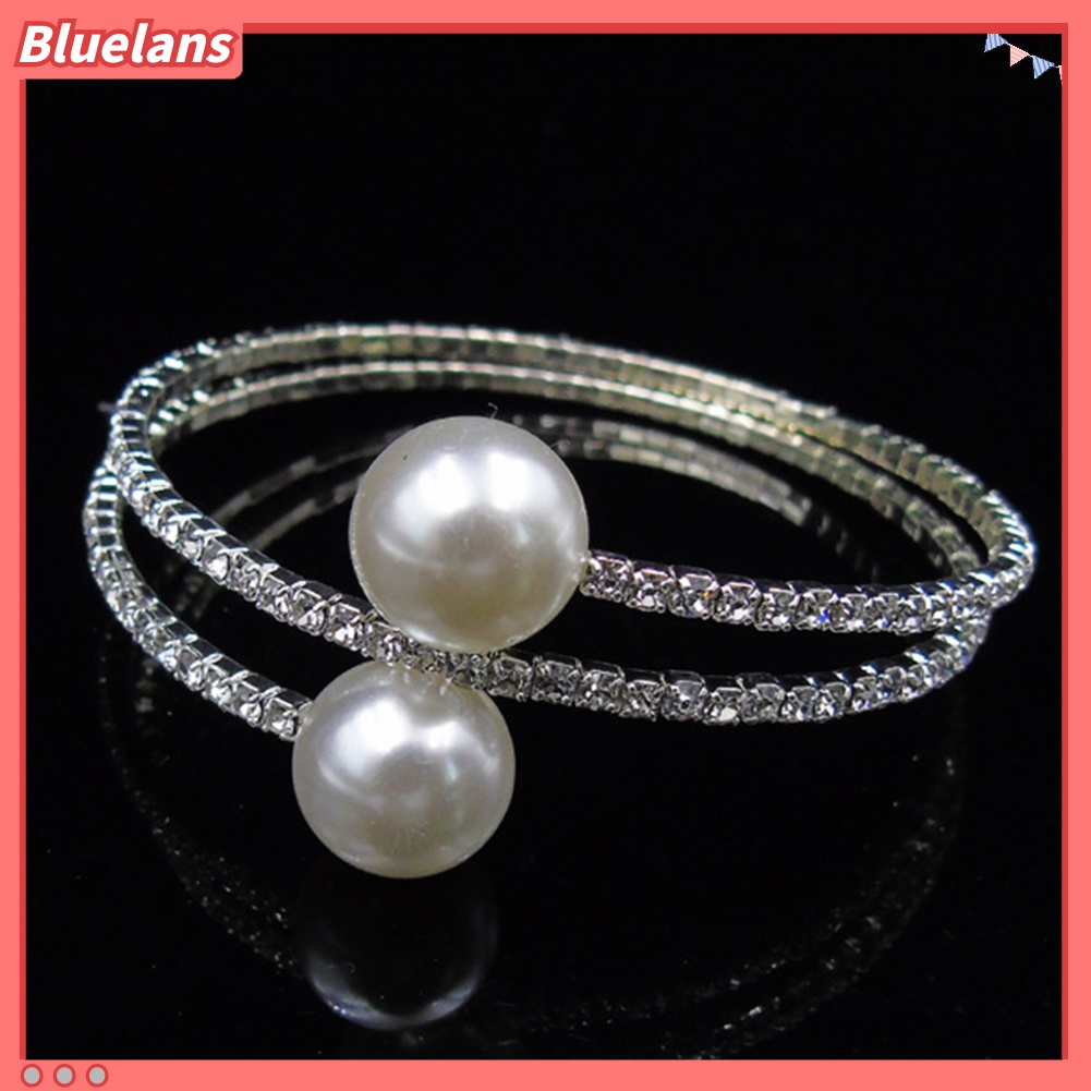 Gelang Multilayer Aksen Mutiara Imitasi Untuk Wanita