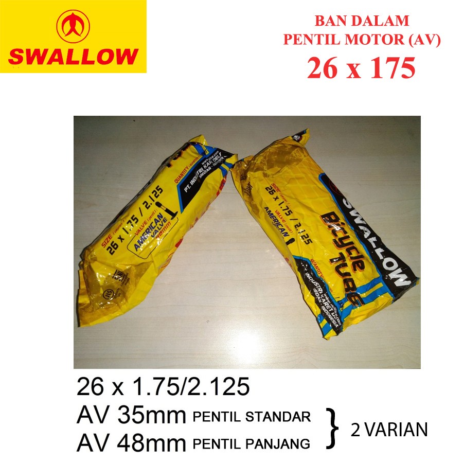 Swallow Ban Dalam Sepeda 26 x 1.75  2125 AV MTB