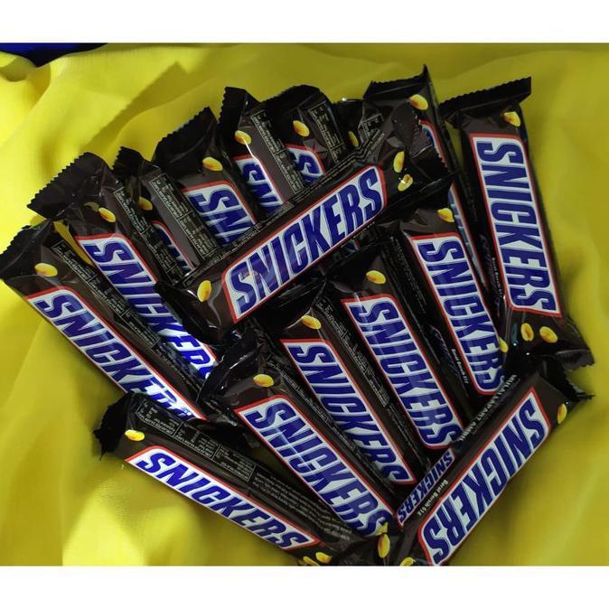 

Restock Paket 6 Piece Snickers 35Gram Coklat Import (Snack Enak Dan Murah)