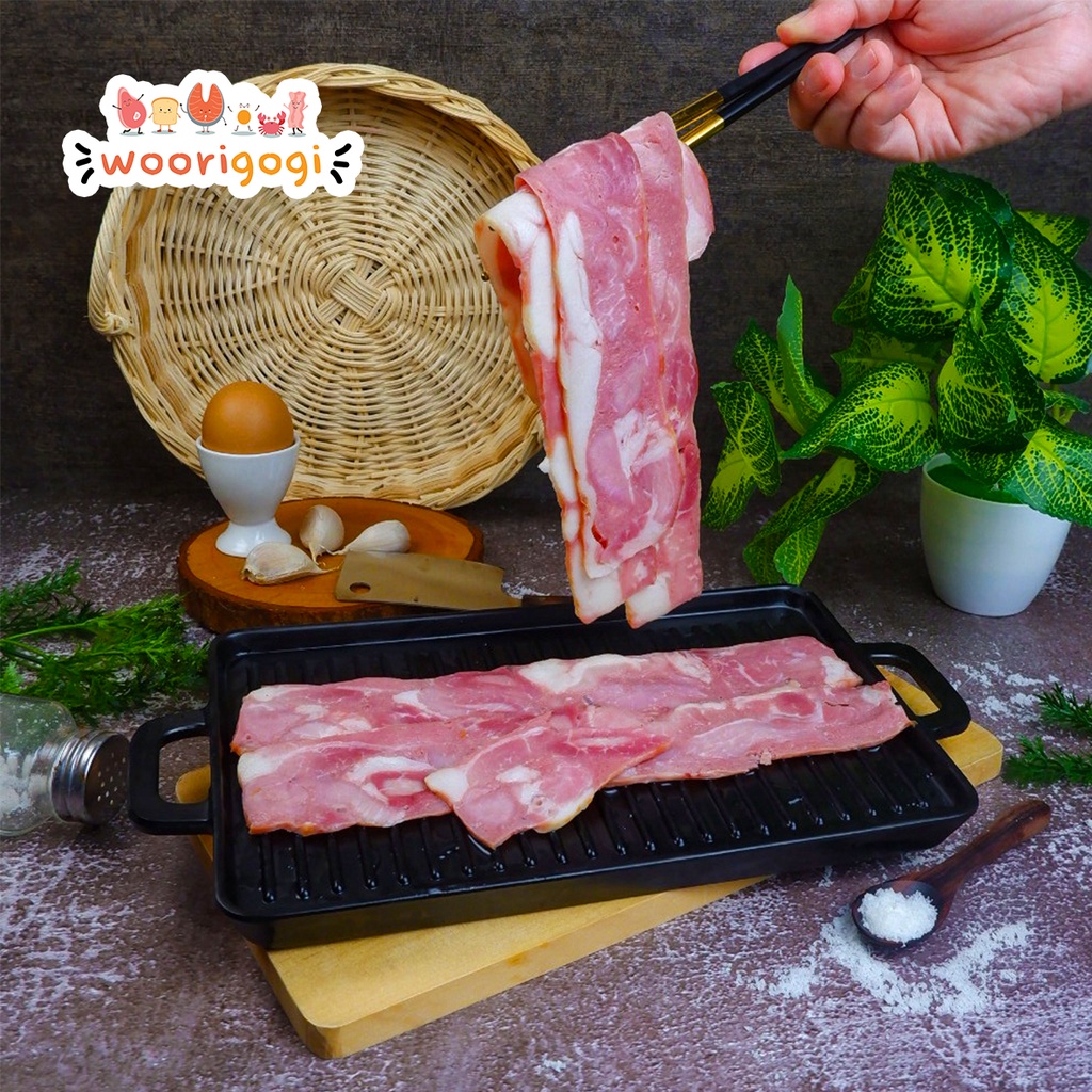 TERMURAH Pork Bacon / Streaky bacon (non halal) - 500 GR