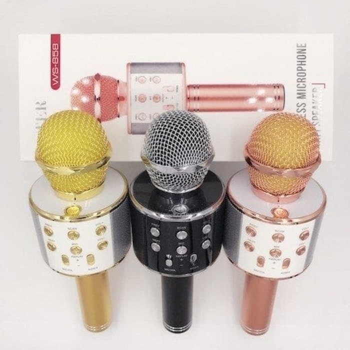 MIC WSTER WS 858 Wireless Bluetooth Karaoke - Mic Smule WSTER WS 858