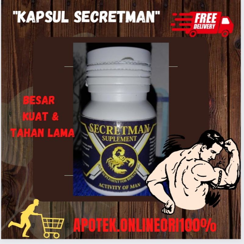 KAPSUL ISI 20 || SECRETMAN ORI || PENAMBAH STAMINA
