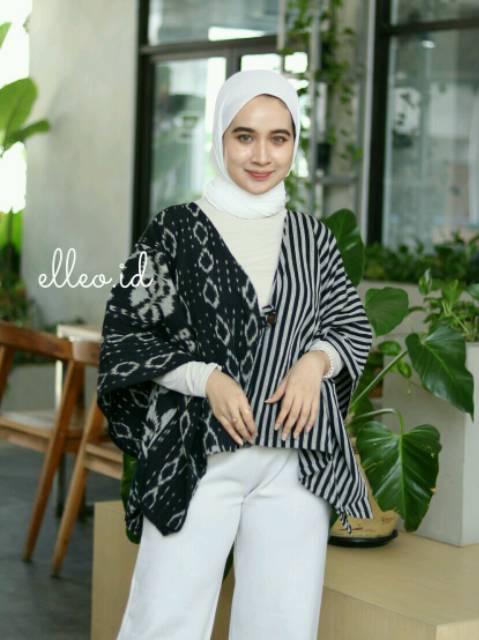 ELLEO ETHNIC BLAZER TENUN OUTER