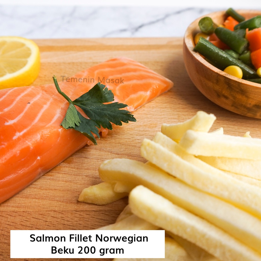 

Salmon fillet norway beku 200 gram