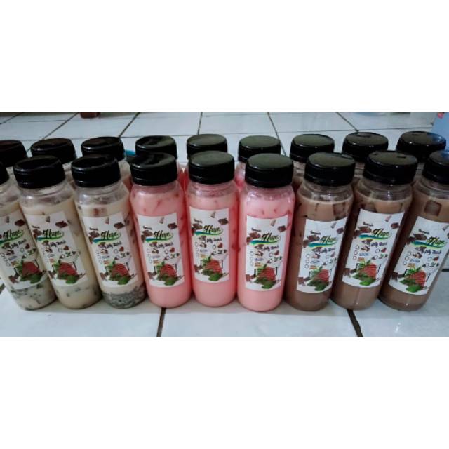 

Milky jelly drink