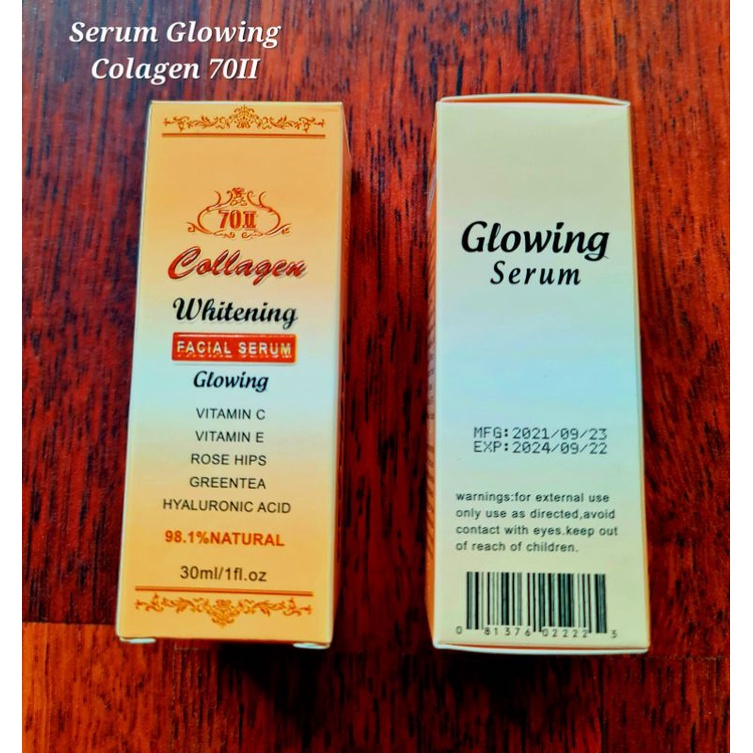 Serum COLAGEN/TEMULAWAK/RDL/CLARIDERM botol kaca 30 ml