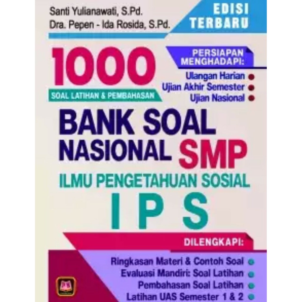 Buku Bank Soal Nasional Ips Smp Kelas 7 8 9 1000 Soal Dan Pembahasan Shopee Indonesia