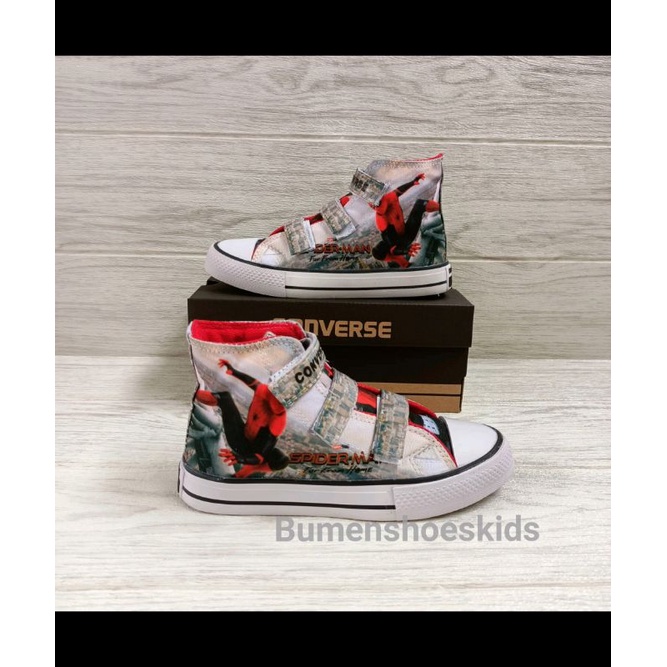 Sepatu Anak Laki Laki Sepatu Converse ALLSTAR High Full Motif Terbaru Sepatu Sneakers