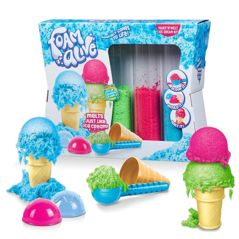 Foam Alive MAKE &amp; MELT ICE CREAM - Melts Just Like Ice Cream