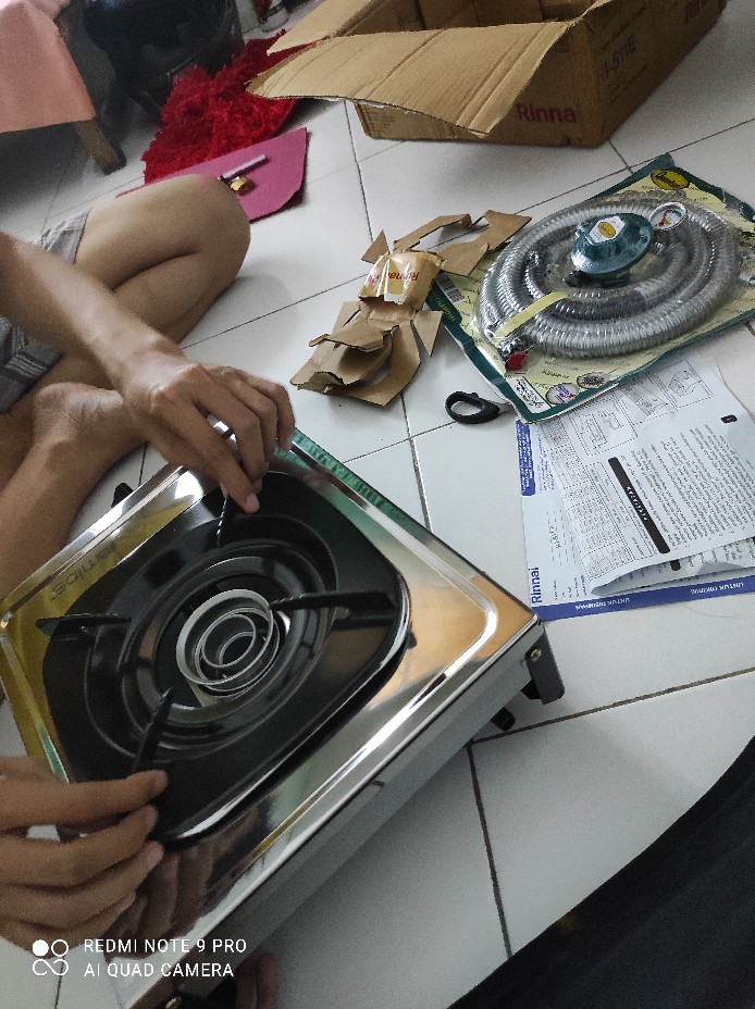 Kompor Gas Rinai Sni Garansi Resmi Stove Asli 1 Tungku Ri-511e Sni Tebal Kuat Original