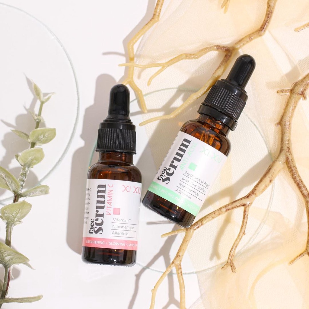 XI XIU Face Serum Vitamin C | Anti Acne | Whitening Gold 20 ml Vit C | XiXiu Serum I Xixiu Face Serum VITAMINKU
