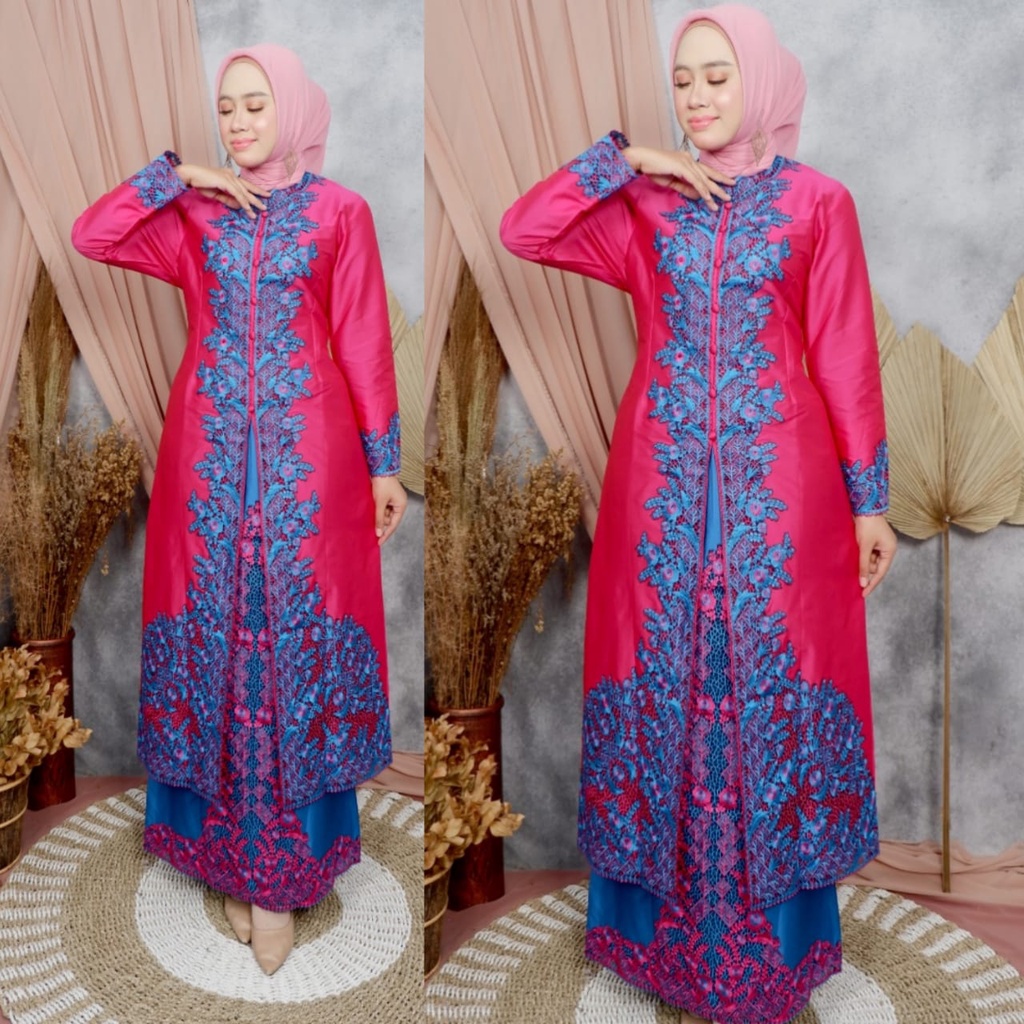 Setelan kebaya melayu bordir | Kebaya outfit | Kebaya modern | Kebaya wisuda