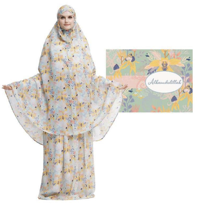 TERLARIS MUKENA HERROOM KENANGA KALIMANTAN MINT (ALHAMDULILLAH)