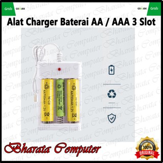 Jual Alat Charger Baterai Aa Aaa Slot Colokan Usb New Charger Pack