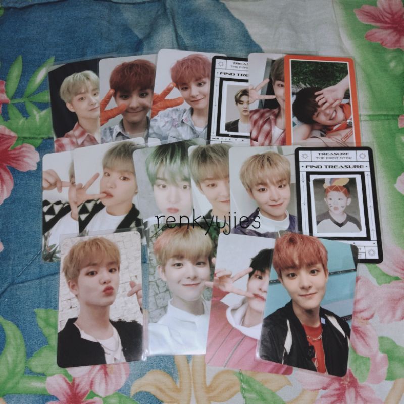 PHOTOCARD PC TREASURE JIHOON ALL ERA THE FIRST SECOND STEP TREASURE EFFECT