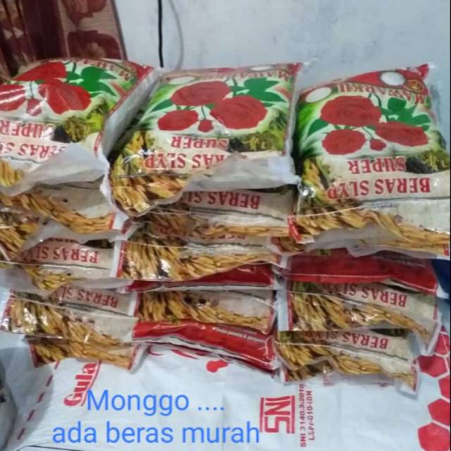 

Beras Murah Super Mawar kemasan 5kg