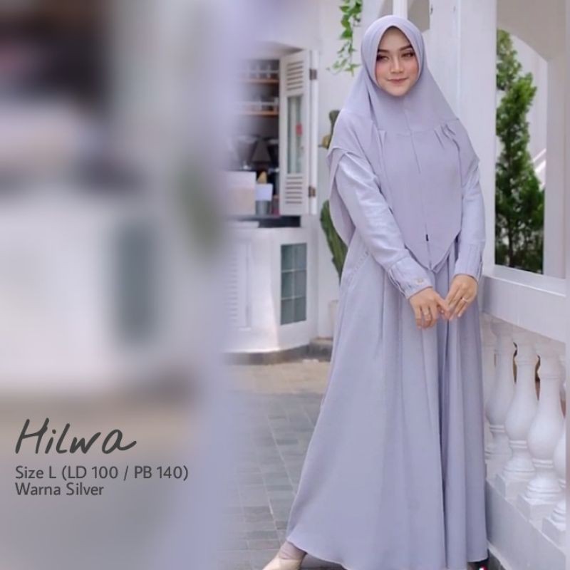 gamis set khimar HILWA ory by DIENNA