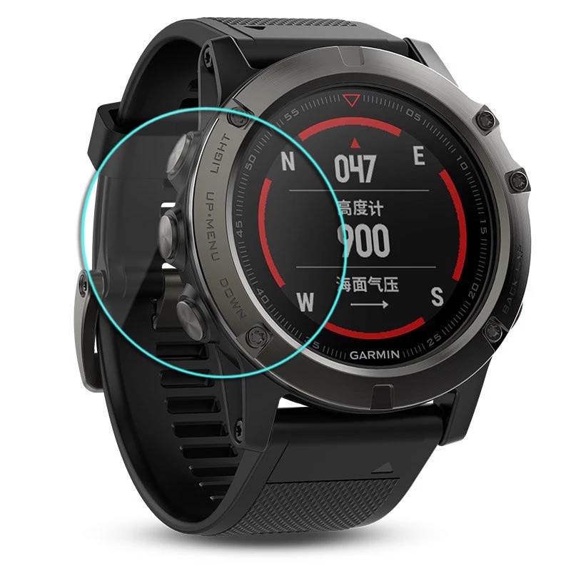 1 / 2pcs Tempered Glass Pelindung Layar Smartwatch Garmin Fenix 7 / 7S / 7X Anti Debu / Sidik Jari