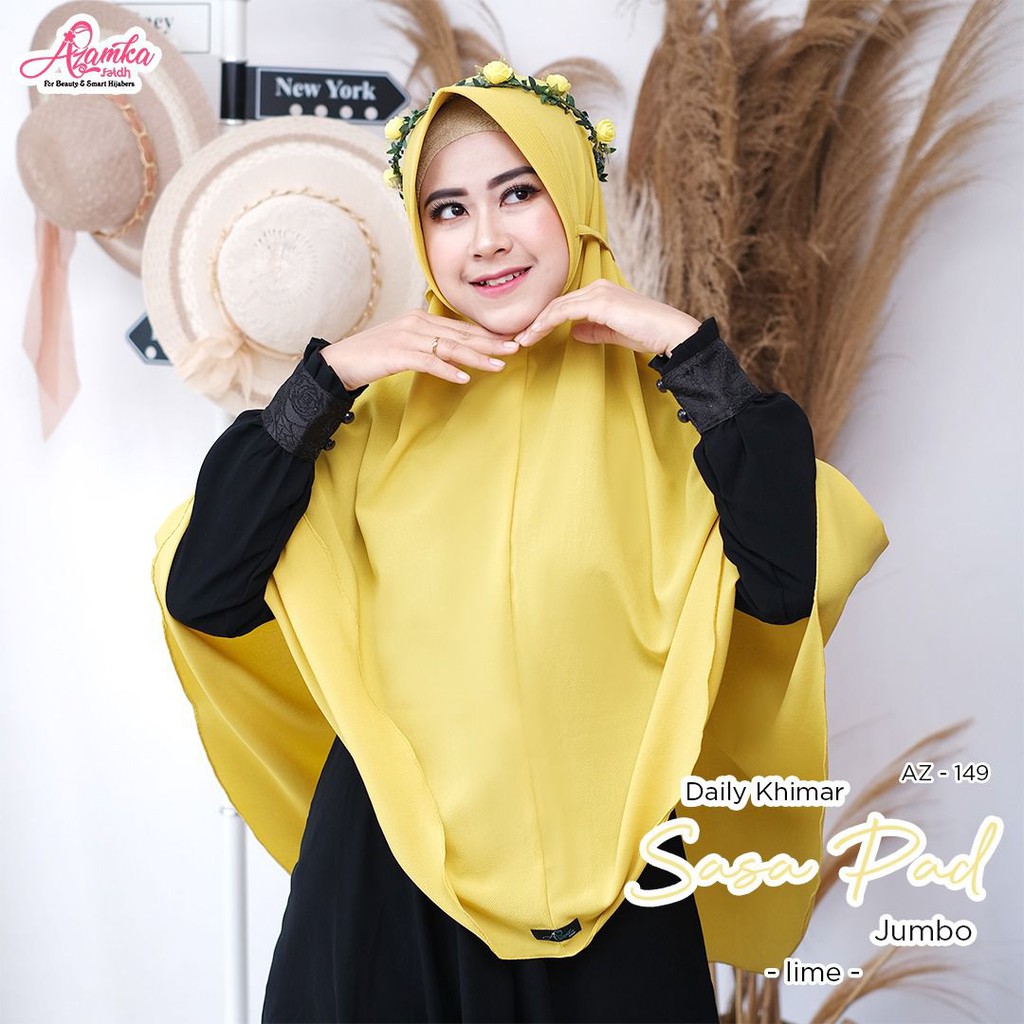 Hijab Azamka Khimar Sasa Jumbo Pad