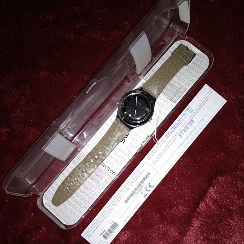 Preloved VVGC Komplit Jam Tangan Swatch Original Asli Unisex