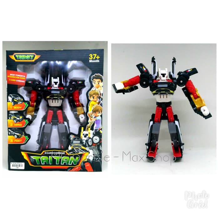 Tobot Tritan Hitam Polisi / Tobot Tritan 3in1