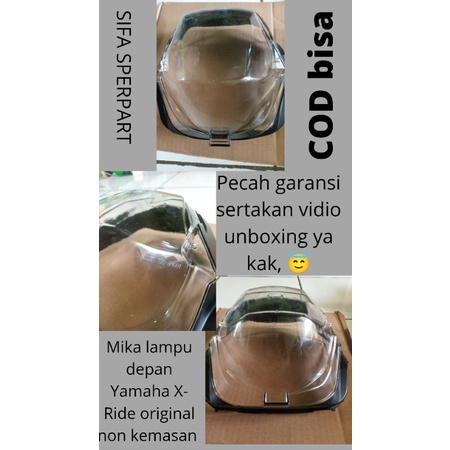 Mika lampu depan X Ride 125 original koito kaca reflektor New X Ride 125 Original