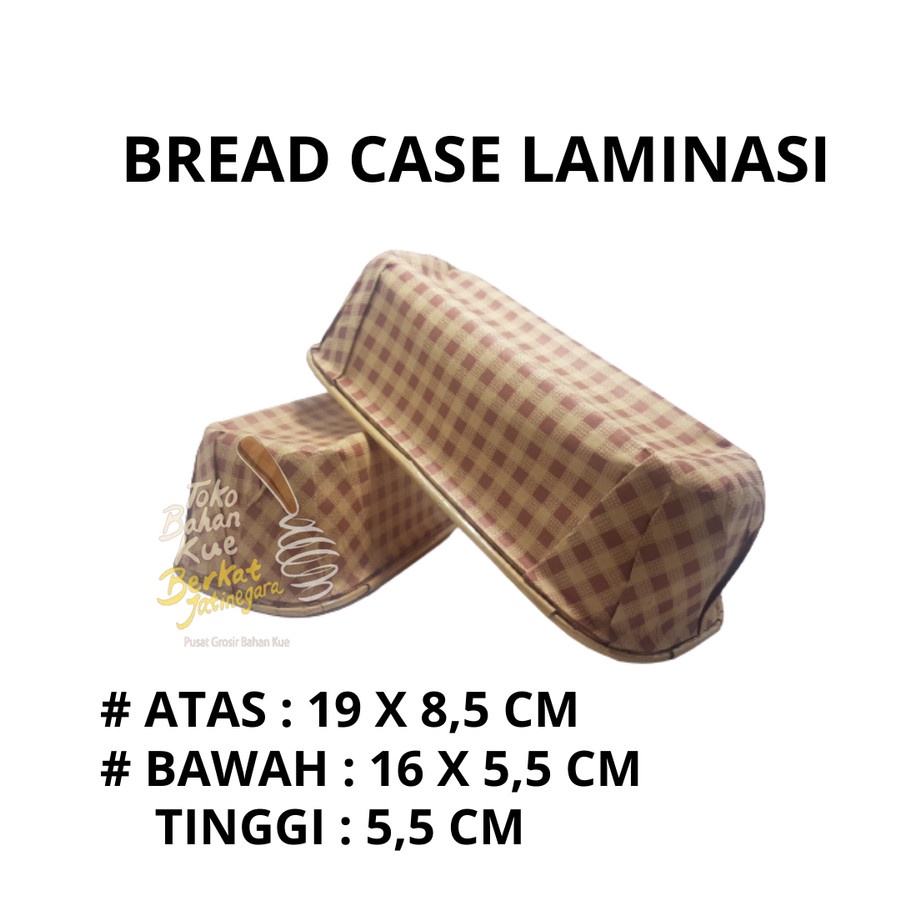 BREAD CASE LAMINISI / CUP CASES/ TEMAPT ROTI ISI 50PCS