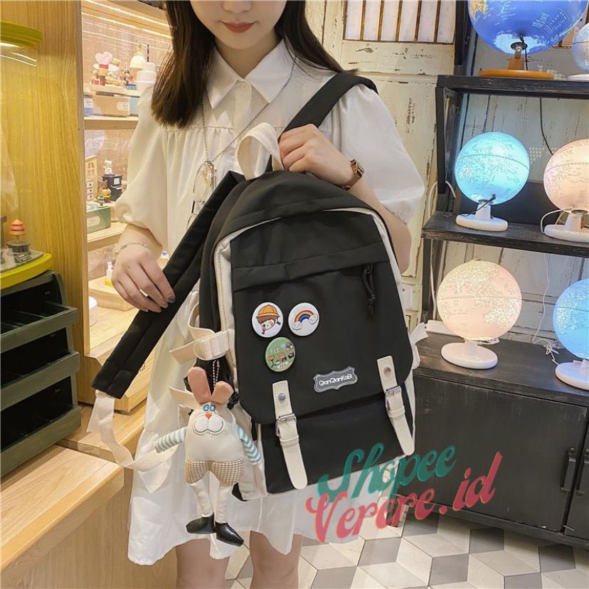 Joshee Tas Ransel Wanita Backpack Wanita Backpack Pria Tas Sekolah Tas Anak 0191 Backpack Nylon 9097, 07