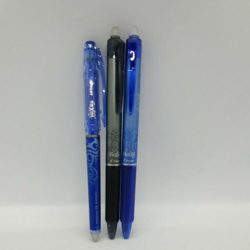 

ballpoint / pulpen / pen pilot frixion 0.5 biru , hitam bisa dihapus , erasable
