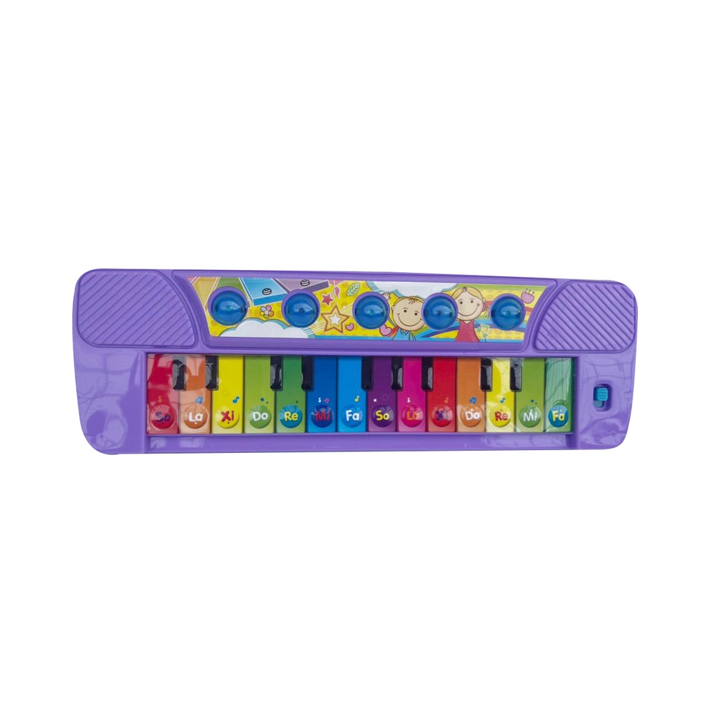 Edufuntoys -  MUSIC PIANO/ animal farm Piano / vehicle piano / music elf mainan piano anak-musical ungu