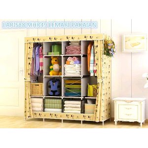 LEMARI PAKAIAN JUMBO SUPER LEMARI PORTABLE