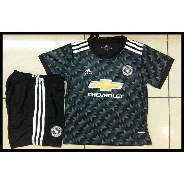 HOT DEAL JERSEY BOLA MANCHESTER UNITED AWAY KIDS/ANAK 2017/2018 GRADE ORI