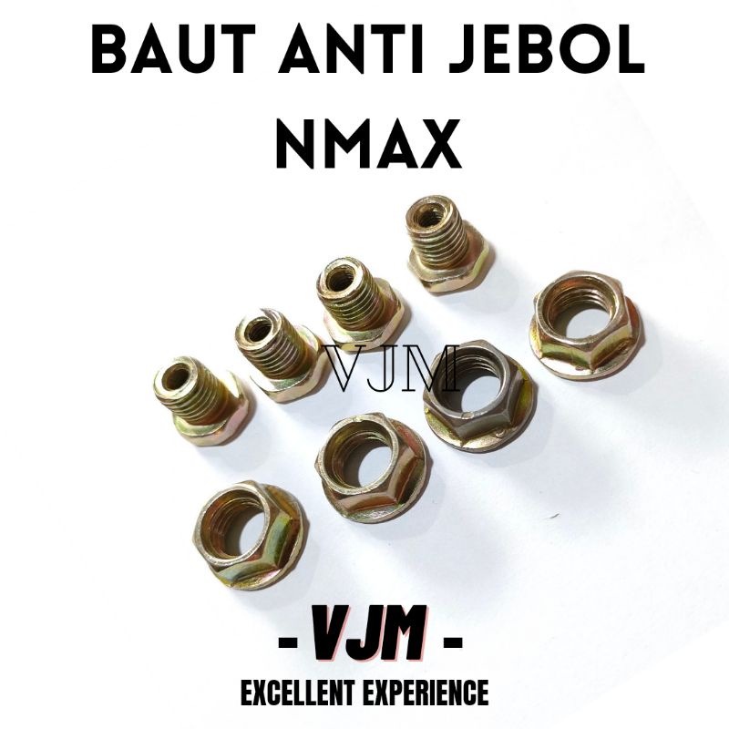 Baut Anti jebol Nmax 4pcs buat nmax old nmax new / baut anti jebol