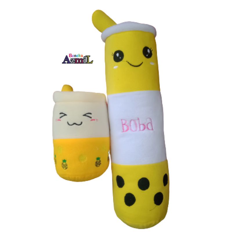 Boneka Boba dan guling boba 1 set