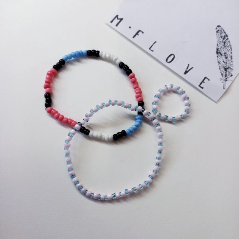 Fineline HS || GELANG KOREA CINCIN MANIK BEADS RING BRACELET IDOL KPOP BEADS JEWELRY